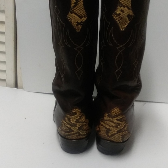 COPY - Mens Justin custom authentic cowboy boots - Picture 3 of 8